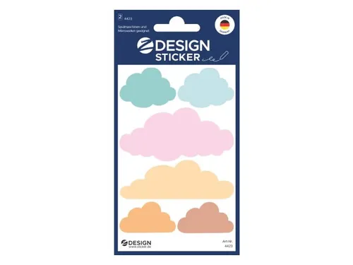 Foliesticker Z-design watervast, Wolken, pakje à 2 vel