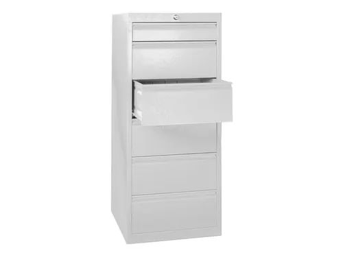 ladekast HxBxD 1200x500x600mm 6laden slot RAL7035 front RAL7035