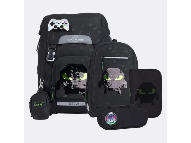 Schooltasset Beckmann Classic Pixel 6-delig