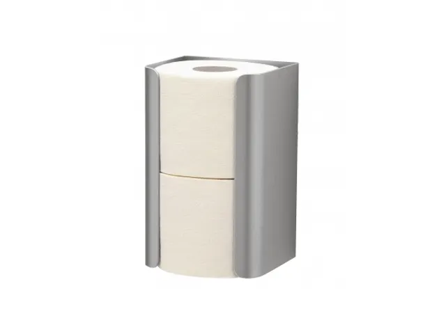 Toiletpapier Houder Duo 2 rollen Rvs