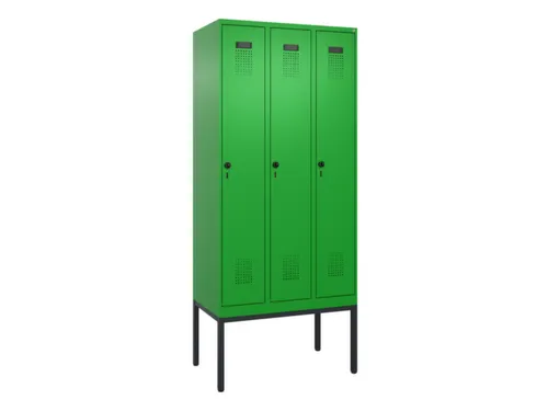 locker voor scheiding van kleding,HxBxD 2120x900x500mm,3vak
