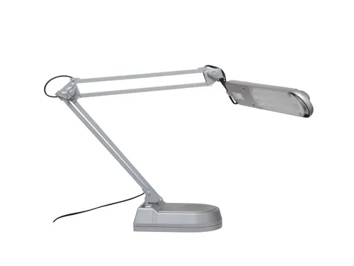 Bureaulamp LED MAULatlantic Zilver met tafelklem