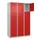 lockerkast,HxBxD 1850x1200x500mm,3x4vakken,vak B 400mm,cil.-slot