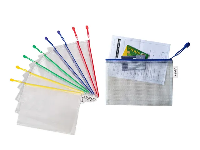 Opbergtas Djois met rits A4 assorti