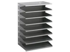 Sorteerrek 8 Vakken Grijs