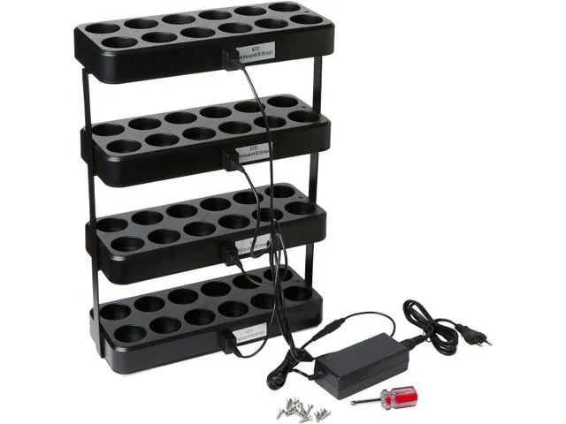 OUTLET LED multi laadstation 305x124x430mm zwart