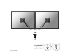 Neomounts FPMA-D950D monitorarm voor 2 schermen (10–27 inch)