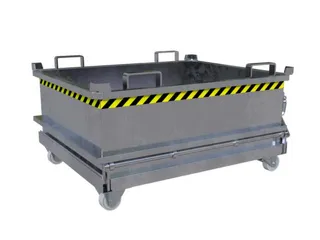 mini-bodemklepcontainer,HxLxB 625x1000x1200mm,0,37m³,inrijbeugel,staa - 3
