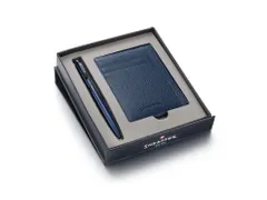 Balpen giftset Sheaffer Reminder 9018 Matte bleu polished black PVD me