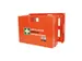 mallette de secours p. bureau DIN 13157 ABS orange av. support mural