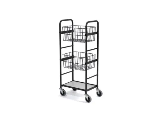 Mandwagen 1Legbord/ 2Manden Draagvermogen 100Kg Zwart