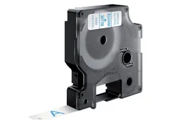 Labeltape Dymo 45014 D1 S720540 12mmx7m blauw op wit