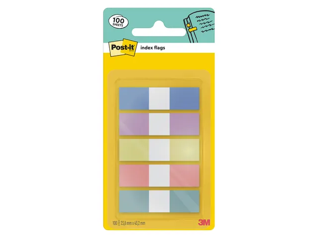 Indextabs Post-it 683-5PASTEL 11,9x43,2mm small 100 tabs