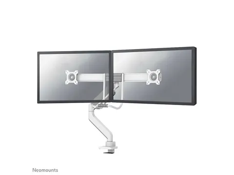 Monitorarm 2 Schermen Neomounts DS75-450WH2 wit