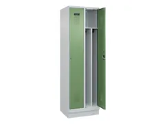 locker voor scheiding van kleding,HxBxD 1950x600x500mm,2vak