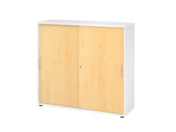 schuifdeurkast,HxBxD 1000x1200x400mm,2xhouten vloer,3ordnerhoogte