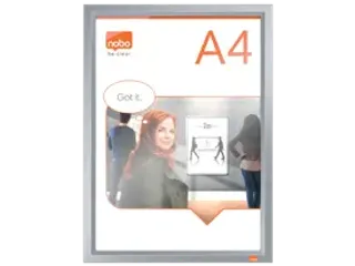 Kliklijst Nobo Impression Pro A4 zilver - 6