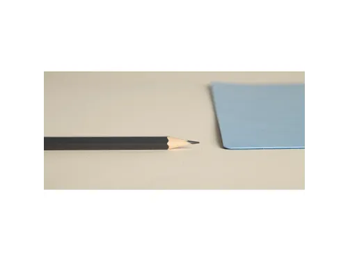 Onderlegger PU 35x60 donkerblw/lichtblw