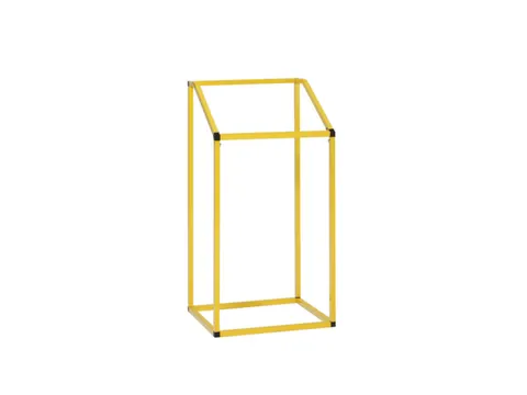 Afvalverzamelaar Groot Volume 1190x630x540mm 240 Liter Ral1023