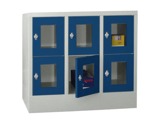 armoire multicases,HxlxP 855x900x500mm,RAL7035,face avant RAL5010