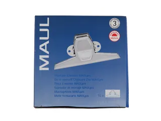 Papierklem MAUL Pro 125mm capaciteit 20mm zilver - 11