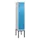 Z-garderobekast,HxBxD 2120x400x500mm,vak B 200/400mm,draaigrendel