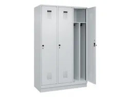 locker voor scheiding van kleding,HxBxD 1950x1200x500mm,3vak