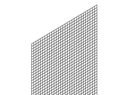 achterwand,v. inhaakstelling,HxB 2000x1300mm,verzinkt,rooster