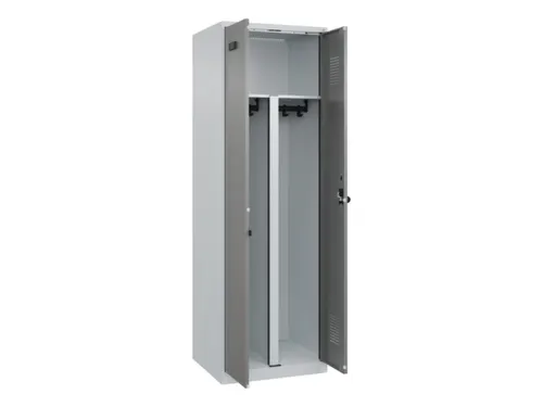 PBM-locker,HxBxD 1850x600x500mm,2vak,vak B 300mm,draaigrendel