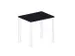 In hoogte verstelbaar bureau,HxBxD 720-840x800x600mm,CC-zwart