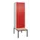 PBM-locker met bank,HxBxD 2120x600x815mm,2vak,vak B 300mm,draaigrendel