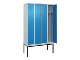 locker voor scheiding van kleding,HxBxD 2120x1200x500mm,4vak - 2