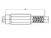 Vrouwelijke DC-Stekker 2.1mm x 5.5mm