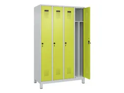 locker voor scheiding van kleding,HxBxD 1950x1200x500mm,4vak