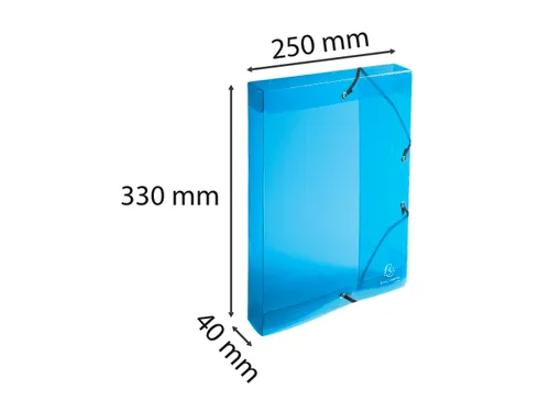 Exabox Archiefdoos A4 40mm Assorti Polypropyleen Crystal Colours