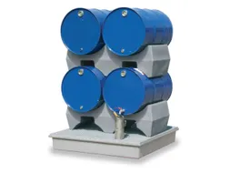 Opvangbak 4x 200l Opvangvol. 220l Gvk 200x1280x1280mm Gvk-Rooster