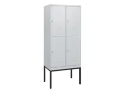 dubbeldekse locker,HxBxD 1950x800x500mm,2x2vak.,vak B 400mm