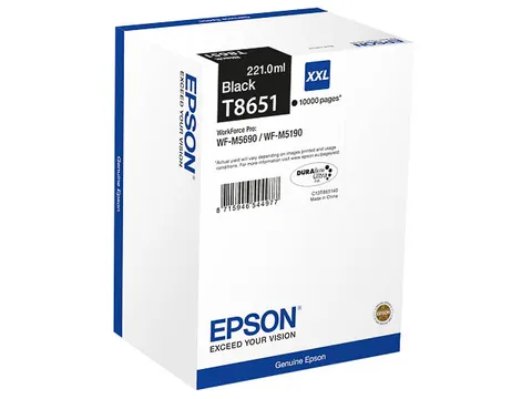C13T865140 Epson Wfm5190Dwf Ink Black Hc