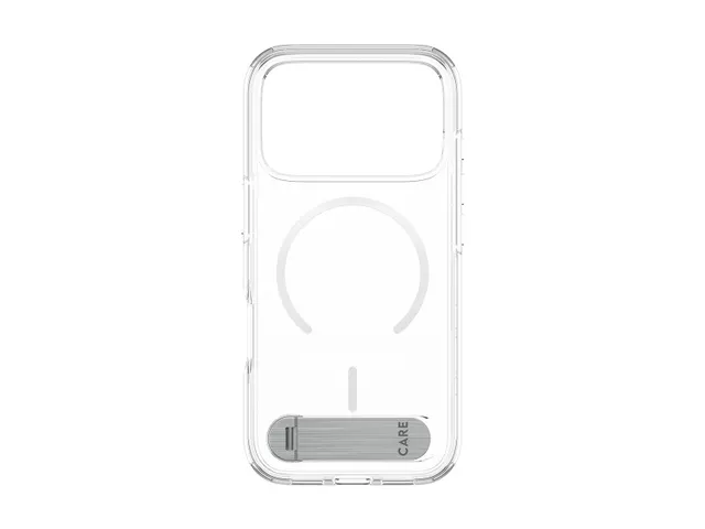 PanzerGlass CARE by Kickstand Case Transparent w. White MagSafe