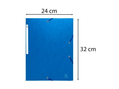 Elastomap 3 kleppen "Scotten" in glanskarton 400gm² A4 Assorti