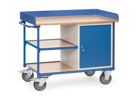 Werkplaatswagens Met Werkblad 2435 400kg 1120x650mm Ral5007