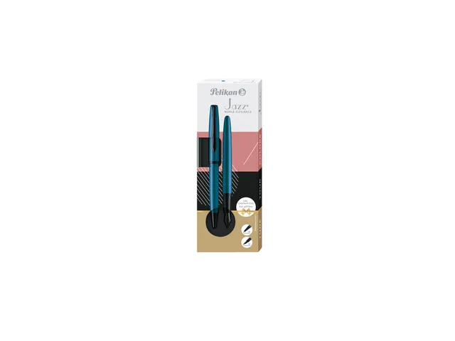 Set d'écriture Pelikan Jazz Noble Elegance K36+P36 aquamarine