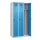 locker voor scheiding van kleding,HxBxD 1850x900x500mm,3vak