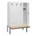 locker met bank,HxBxD 1950x1200x815mm,4vak,vak B 300mm,cilinderslot