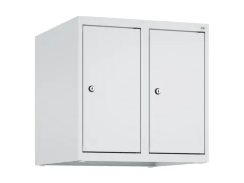 opzetkast,v. locker,2vak.,vak B 250mm,HxBxD 500x500x500mm,vleugeldeur