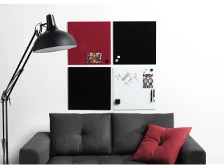 Glasmagneetbord Naga 45x45cm zwart - 5