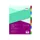 Tabbladen Multo A4 23-Gaats 7041010 10-Delig Assorti Pp