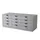 ladeblok,12xDIN A4,v. kastinbouw,HxBxD 329x857x342mm,Polystyreen,grijs