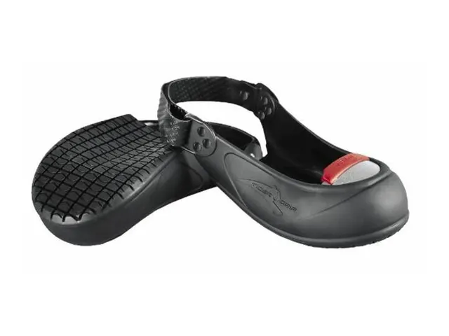 Tigergrip VISITOR METAL-FREE overschoen zwart -M (38-43 rood)
