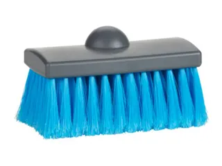 Vikan Classic wasborstel met waterdoorvoer blauw splitvezel 15cm - 1